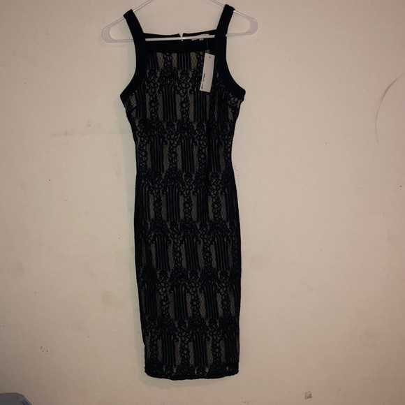 Navy blue professional dress - Picture 2 of 4